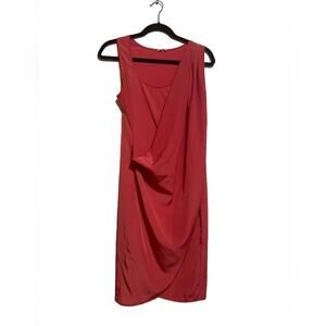 L’AGENCE Womens/Teen Cocktail Mini Dress One Shoulder Pleated Draped Size 4